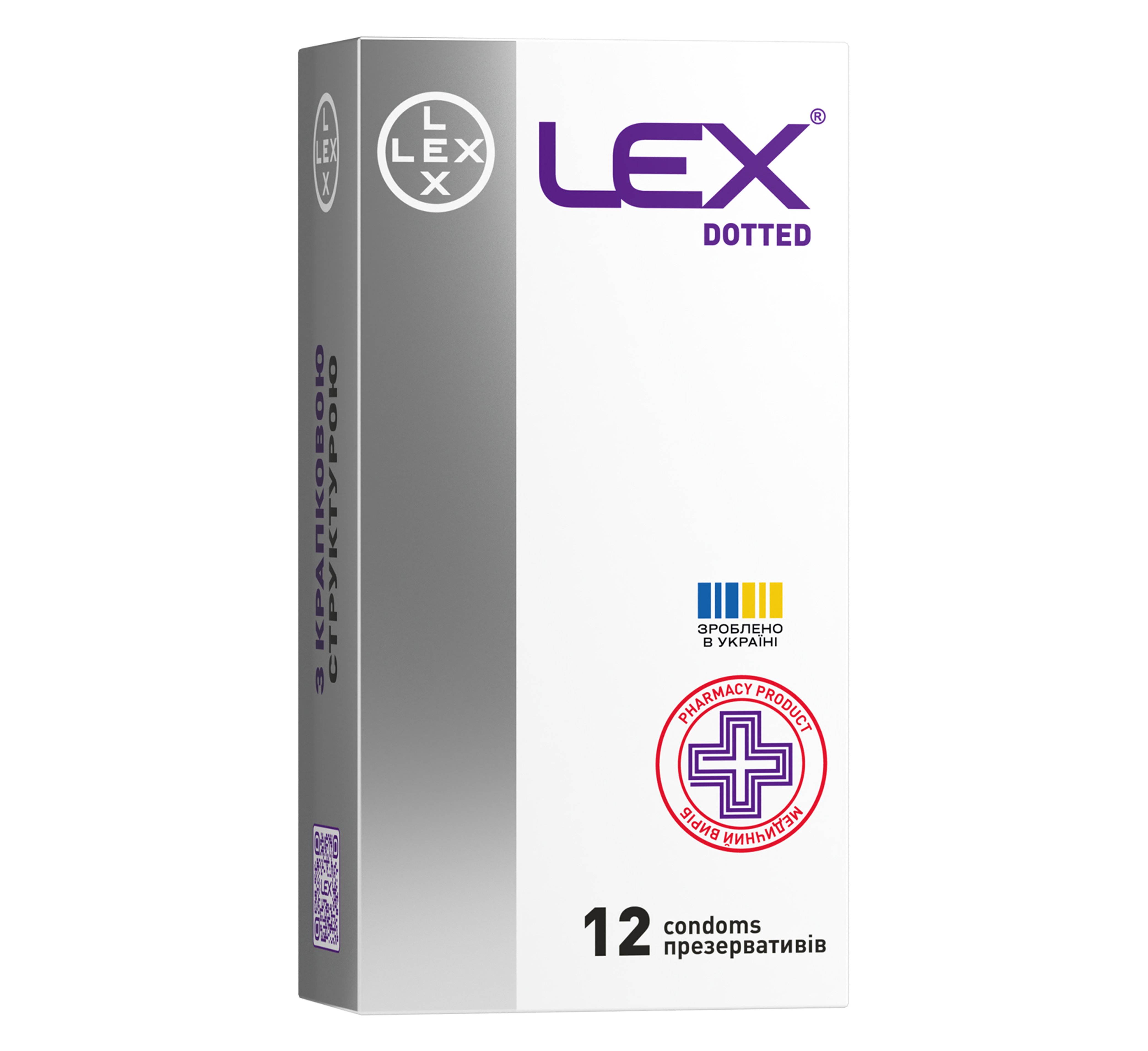 Відмінна особливість LEX Dotted - рельєфна крапкова структура