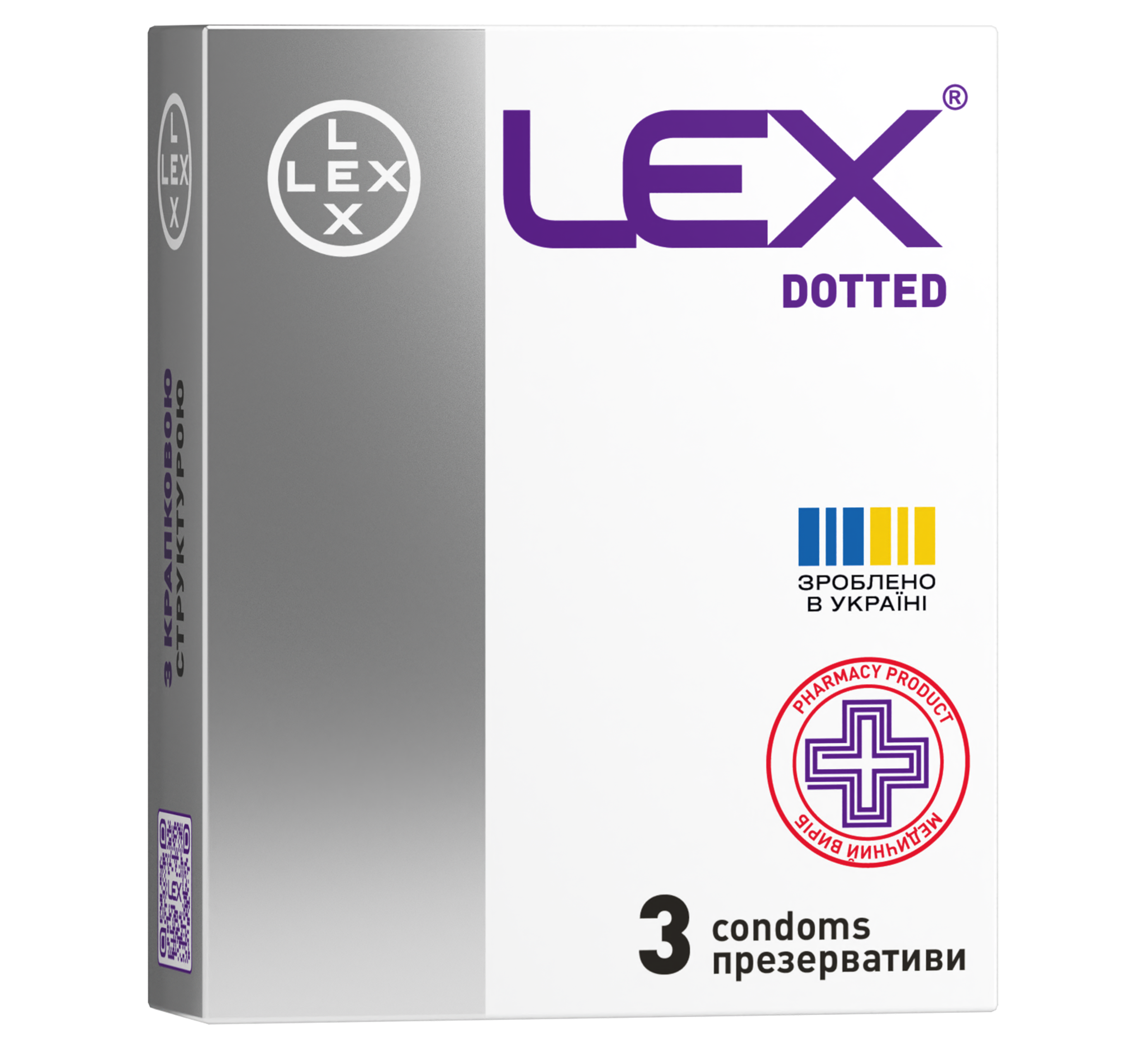 Відмінна особливість LEX Dotted - рельєфна крапкова структура